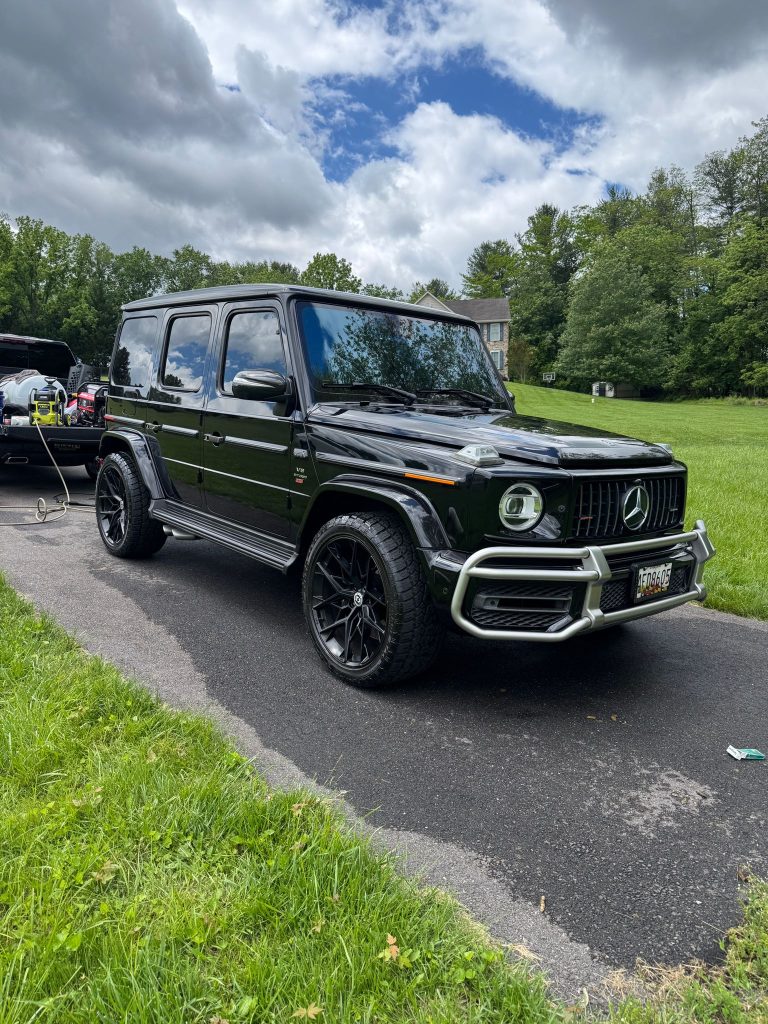 Glossy car after ceramic coating in Boston, MA